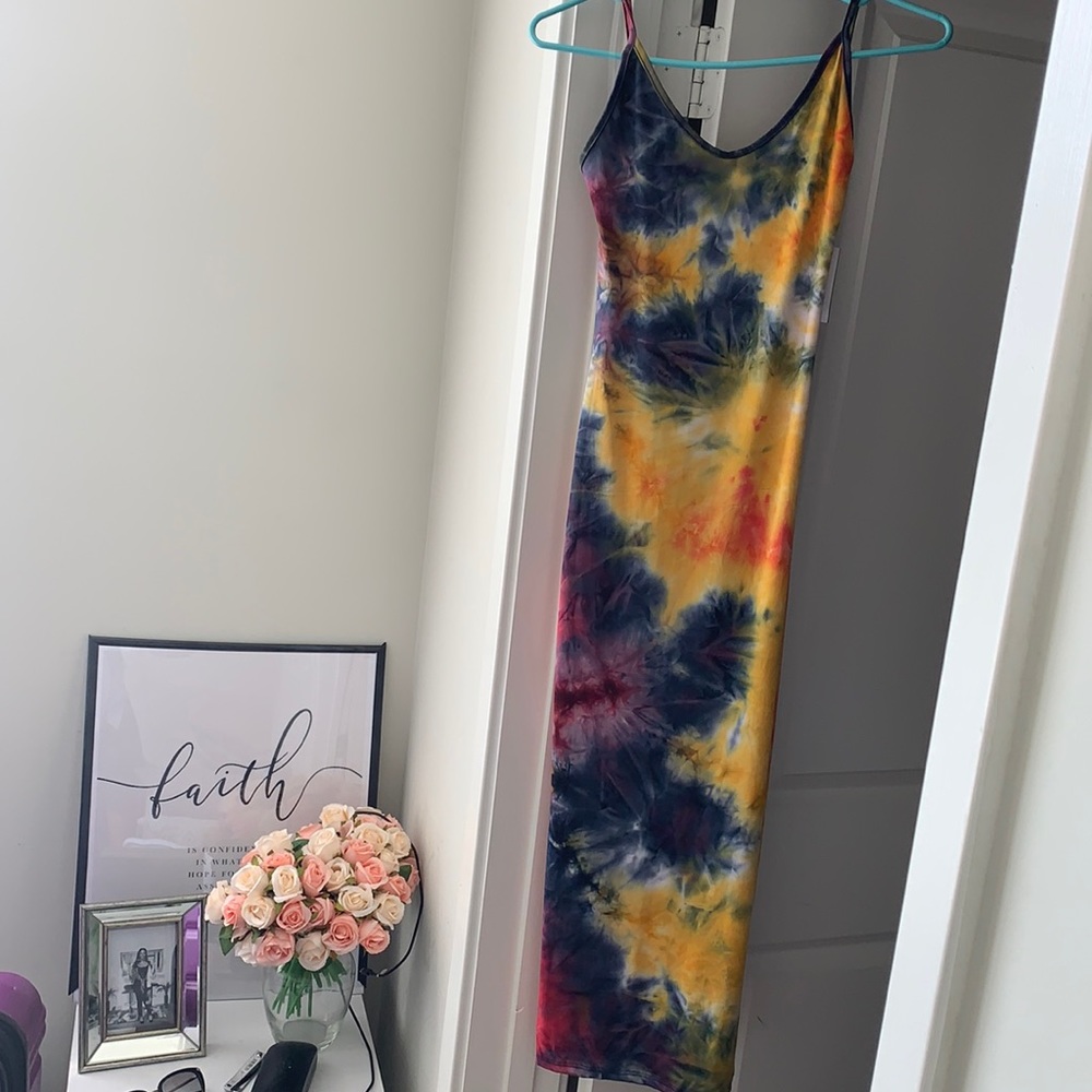 Multi color maxi dress